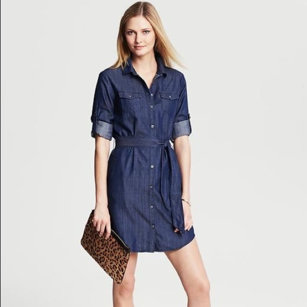 Banana Republic Chambray Dress (no belt)